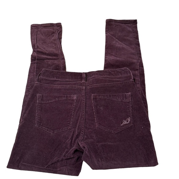 EXPRESS Beautiful Plum Corduroy Mid Rise Legging Jeans w/ Zip Pockets | Size‎ 6R - Picture 8 of 8